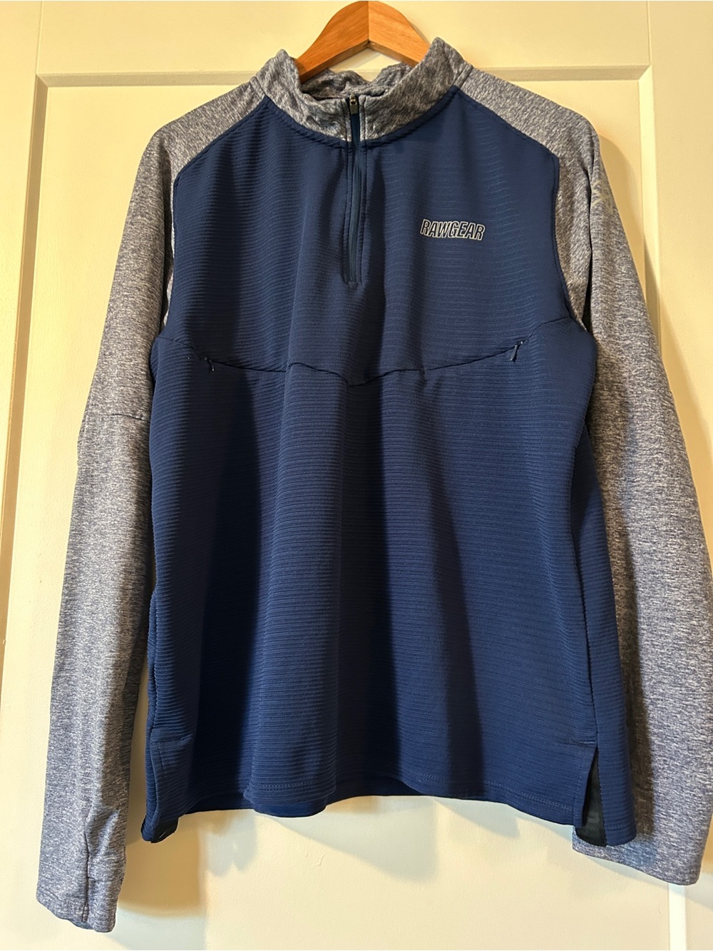 Men's Navy Quarter-Zip Pullover Sweater